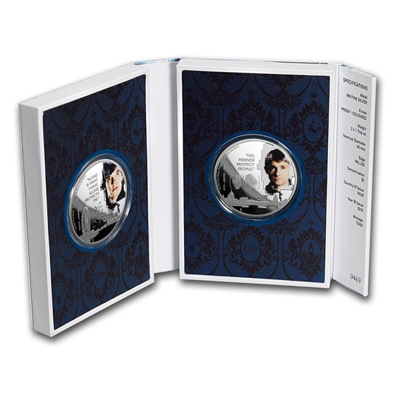 2016 Niue 1 oz Silver 2-Coin Sherlock Holmes Proof Set 2016 Niue 1 oz Silver 2-Coin Sherlock Holmes Proof Set